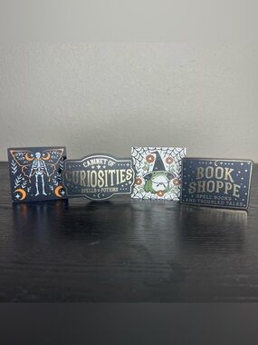 NEW Target Bullseyes Playground Halloween 2026 Set of 4 Wooden Mystical Magnets